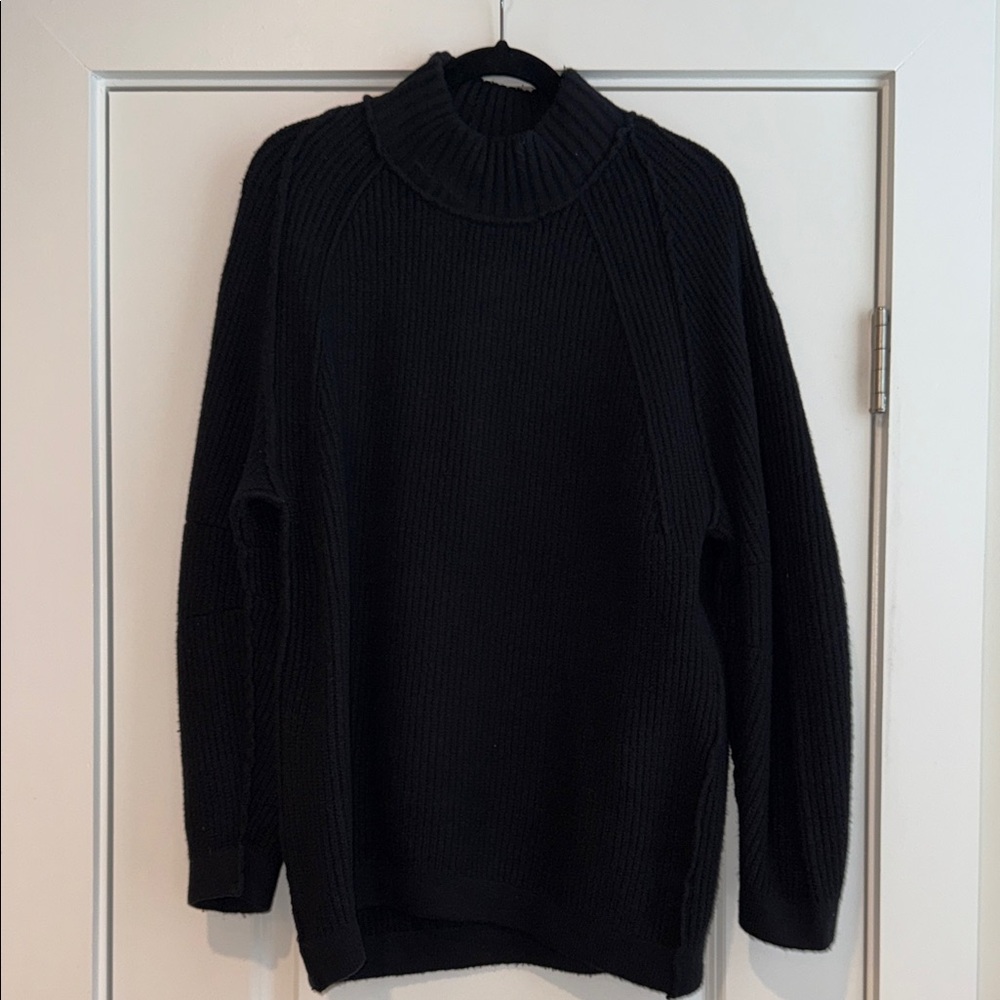 Free People Sunbeam Sweater | Small | Color Black - Picture 2 of 6